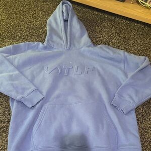 TLF embossed hoodie